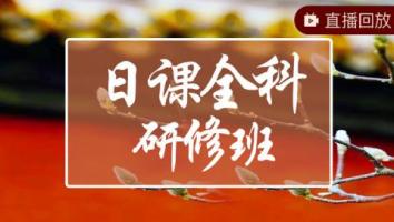日课全科高级研修班-王进武老师