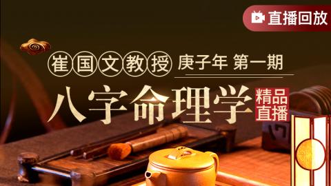 八字命理学2020年第一期-崔国文教授【直播录屏】